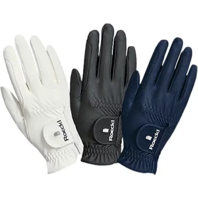 Leren rijhandschoenen voor kinderen Roeckl Roeck-Grip Pro