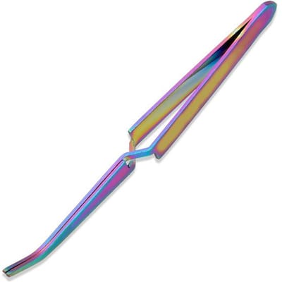 1Pc Multifunctionele Roestvrijstalen Nagelkunst Vormgevende Pincet Kruis Nagelclip Nagelkunst Gereedschap Professionele Manicure Gereedschappen veelkleurig