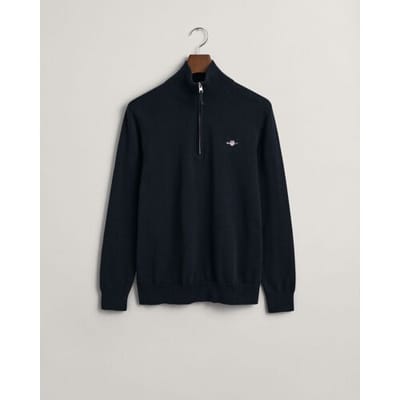 Gant Trui Classic Cotton Half Zip Avond Blauw / male