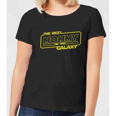 Best Mommy In The Galaxy Women's T-Shirt - Black - 3XL