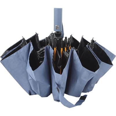 Automatische Paraplu Winddicht Lichtgewicht Draagbaar Zonnescherm Paraplu voor Mannen Vrouwen Blauw black