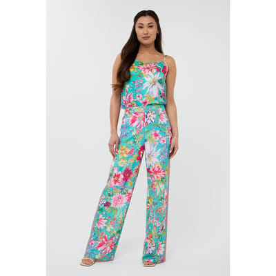 EsQualo Camisole Disco Flower Print Größe: 34 | Jumpsuits Outlet | Damen