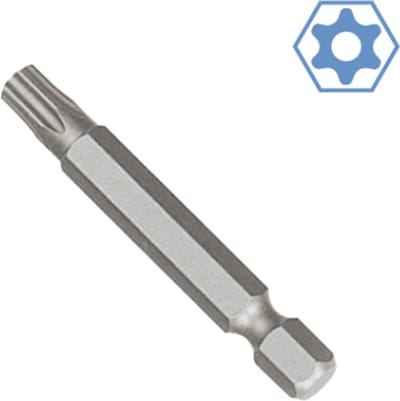 Zeskant Bit T27H met Gat, 50mm, 1/4 inch – Robuuste S2 Staal Bit voor Precisie, Veiligheid en Langdurige Prestaties bij Professioneel Gebruik