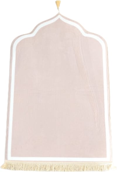 Gebedskleed XL- islam - koran - Luxe - ZALM kleurig - 120x80 - KAYSLUS