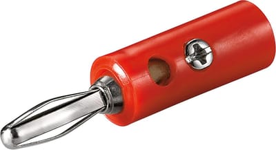 Pro Banana Plug 4mm - Red