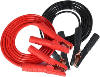 Startkabels - Noodstartkabels - Motor starten - Vlamvertragend - 4 meter - Zwart Rood
