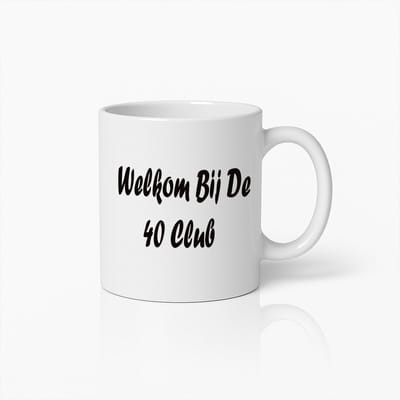 Welkom Bij De 40 Club Mok – Leuk Cadeau Voor 40ste Verjaardag – Vier Je Mijlpaal Verjaardag