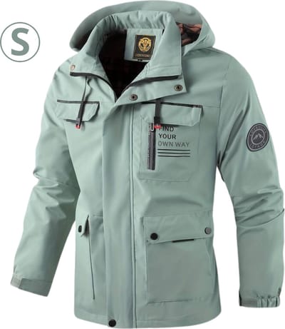 Nivard Windjas Voor Heren - Parka - Herst & Lente - Jas - Volwassen - Licht Groen - Maat S