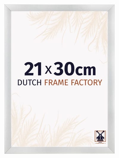 Fotolijst 21x30 cm - MDF - Zilver Mat - Praag