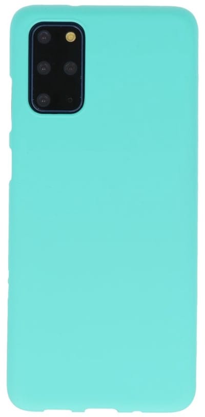 Hoesje Geschikt voor de Samsung Galaxy S20 Plus - Backcover Color Telefoonhoesje - Turquoise