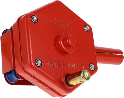 Yardenfun Reparatieaccessoire Voor Het Oprollen Van Kasfolie Foliewikkelapparaat Slinger Oprolmachine Voor Kasfolie Rolmachine Voor Tuinbouwfolie (Rood)