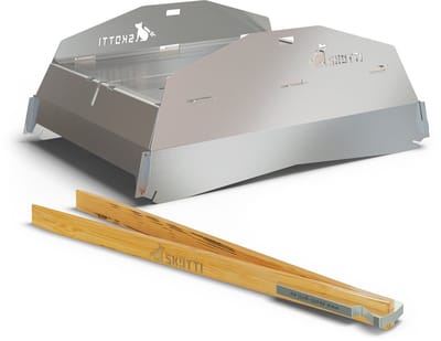 SKOTTI MAX Cap – BBQ Deksel & Pizza Oven Accessoire – Incl. Tang & Tas – Voor SKOTTI MAX Grill