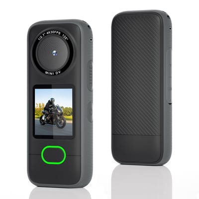 4K Actiecamera met 1,4-Inch Touchscreen, 4K 30FPS, Waterdichte Behuizing, Geschikt Voor Reizen, Motorhelmen, Draagbaar Als Borstcamera Met Diverse Bevestigingskits