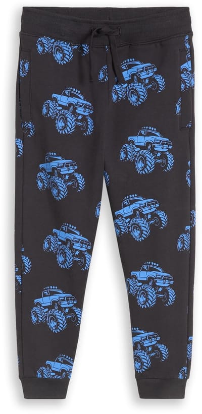 Tom Tailor - Basic joggingbroek met patroon - Maat 110 - grey blue monster truck design