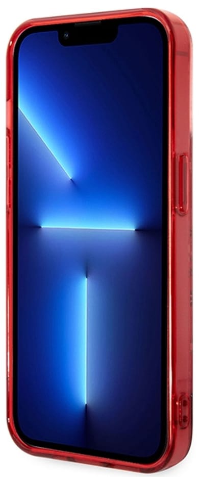 Guess Telefoonhoesje voor Apple iPhone 14 Pro - Kleur: Rood, Back Cover, TPU-materiaal, Bescherming van Telefoon.