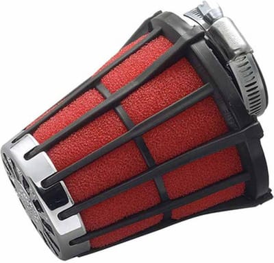 Filtre à air Cornet Malossi Ø32mm chromé et noir pour scooter cyclomoteur 04 2412.50