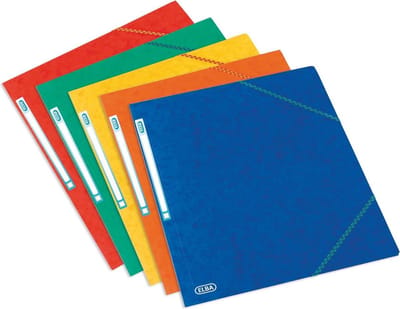 Elba Top File elastomap uit karton, ft A5, geassorteerde kleuren