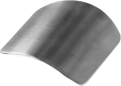Vingerbeschermers Snijden - Snijbeschermer Keuken - Voedselbereiding - Verstelbare Pasvorm - 6.1x4.3cm - Zilver