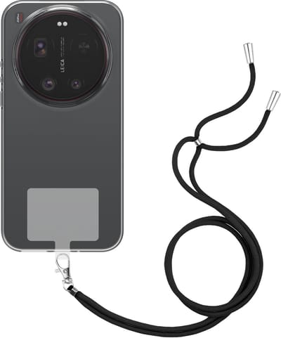 Cazy hoesje met koord geschikt voor Xiaomi 17 Ultra Hoesje met Koord - Flexibele Case - Transparant
