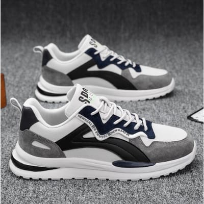 Mode Sneakers Herenschoenen Chunky Plat Comfortabel Lente Herfst Platform Herenschoenen Sportief Casual Witte Schoenen 44 white