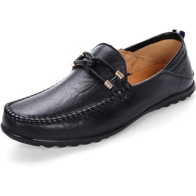 Heren Herfst Veelzijdige Leren Casual Schoenen Luie Schoenen Heren One Pedal 47 gray