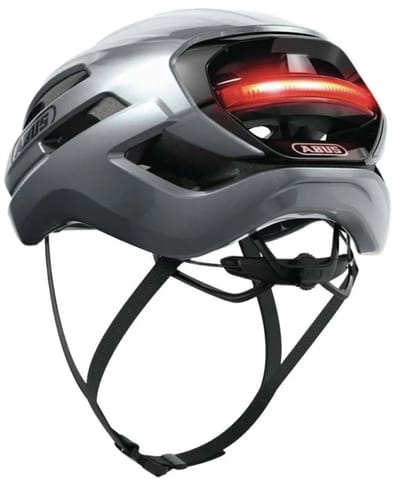 Fietshelm ABUS TAIPAN LED graphite silver S - 51-55 cm - zilver - Geschikt voor gebruik op gravel bikes - 275 g
