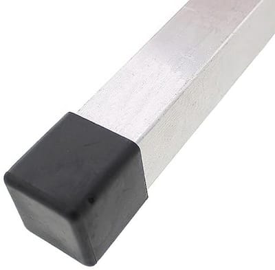 Rubberen Doppen/Stopper Voor Tafel- En Stoelpoten - Vierkant - 45 mm (1 3/4") - 4 Stuks