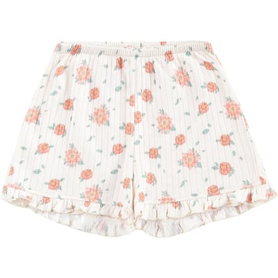 Louise Misha Shorts Anchi Off-white Flowers Size: 10Y | Trousers Outlet | Unisex | Wit