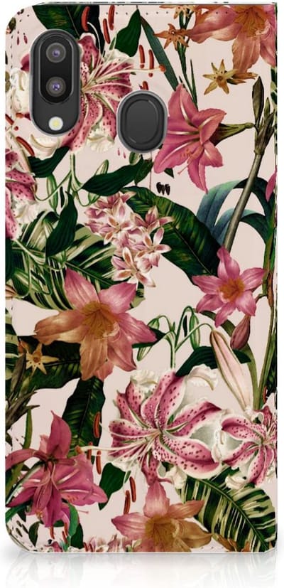 Samsung Galaxy M20 Smart Cover Flowers