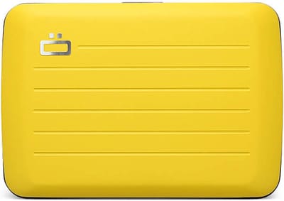 Ogon Designs Stockholm V2.0 Aluminium Creditcardhouder - RFID - Mat - Taxi Geel