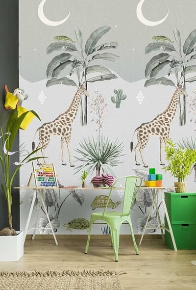 INGK Kinderbehang - Safari Moss