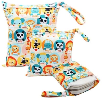 Natte Luiertas - Opbergtas - Baby Benodigdheden - Waterdicht Materiaal - 3 Maten Set - Modieus