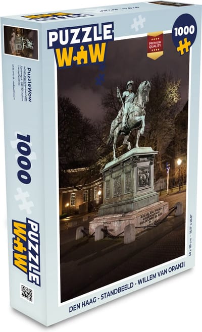 Puzzel Den Haag - Standbeeld - Willem van Oranje - Legpuzzel - Puzzel 1000 stukjes volwassenen