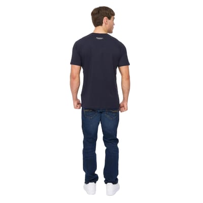 Crosshatch Heren Chantlars T-Shirt (Marine)