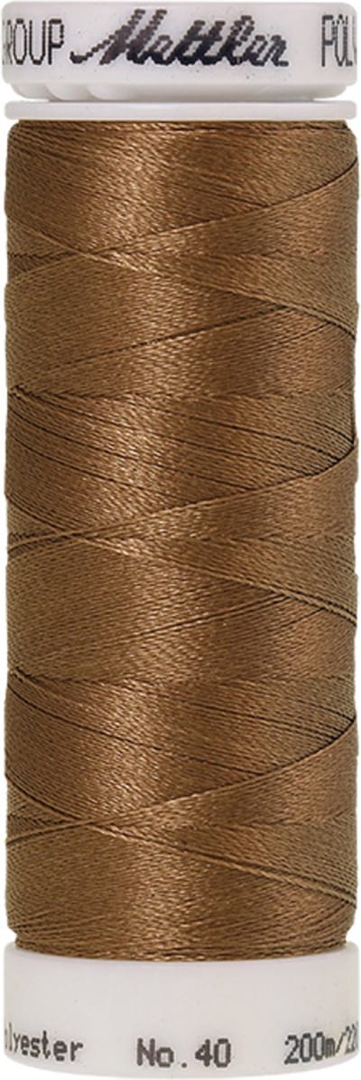 Mettler borduurgaren - Bruin - Nr 853 - Polysheen - 200 meter