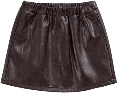 WE Fashion Meisjes rok van imitatieleer