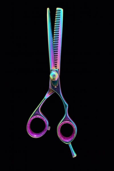 Belux Surgical Instruments / Professionele uitdunschaar - Uitdun kappersschaar - RVS - 18 cm - Kapperschaar - Multi kleur