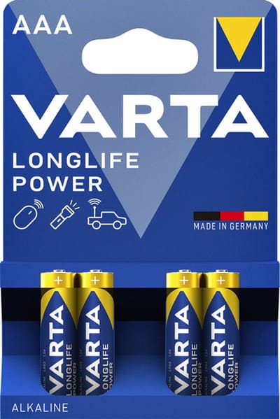 Varta High Energy AAA Batterijen - 4 Stuks