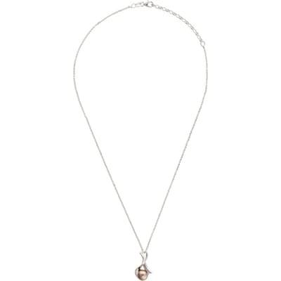 Orphelia Dames 925 Sterling Zilveren Hanger met Ketting - Wit ZH-4610