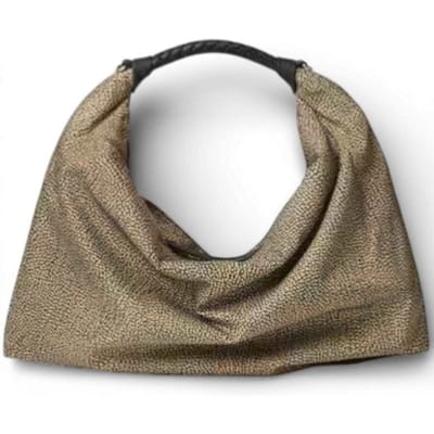 Hobo M tas. Borbonese Op Natural/Nero - 91010206-0195-X11