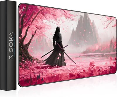 Extra Grote XL Muismat 90x40 cm - Waterafstotend & Antislip Bureau Onderlegger voor Gaming en Kantoor