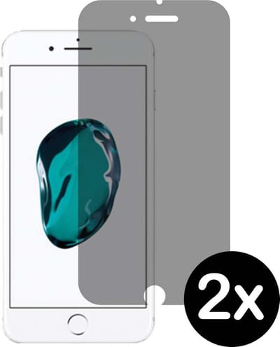 Smartphonica Privacy screenprotector voor iPhone 7/8 tempered glass - 2 stuks geschikt voor Apple iPhone 7;Apple iPhone 8