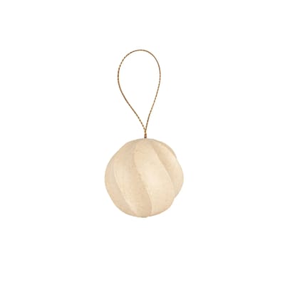 Gedraaide kerstballen set van 6 stuks Decopatch