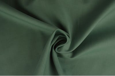 Katoen stof - Per meter - 1 meter - Poplin katoen uni - Oud groen