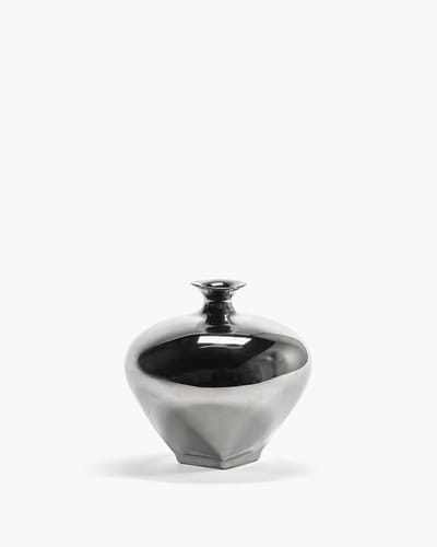 Serax Kris Van Assche Josephine vaas 01 19.5x8.8cm Zilver