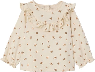 Vertbaudet T-shirt met print voor baby's in blouse stijl