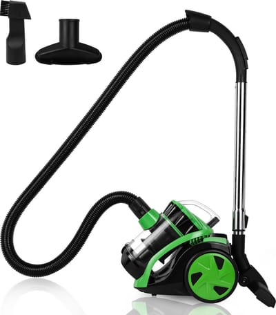 Stofzuiger Zonder Zak - Stofzuigers - Dierhaarbestendig -Vacuum Cleaner Zakloos - Geschikt Voor Dierenharen - 900W - Sterke Zuigkracht - Groen