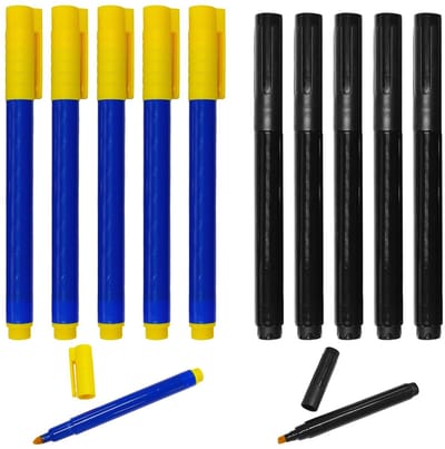 Dailygoods- Nepmunten Set van 10 - Testpen voor Valse Munten - Herbruikbare Munten Testtools - Duurzaam Plastic - Eenvoudig in Gebruik - Geschikt voor Handelaren - Bankbiljettenchecker