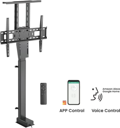 Maclean - TV-beugel - Elektrische uittrekbare bevestiging - 37''-80'', VESA 600x400, max 60kg, MC-866T