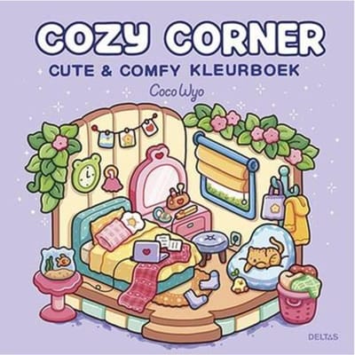Cozy Corner Cute & Comfy kleurboek Coco Wyo Kleurboeken